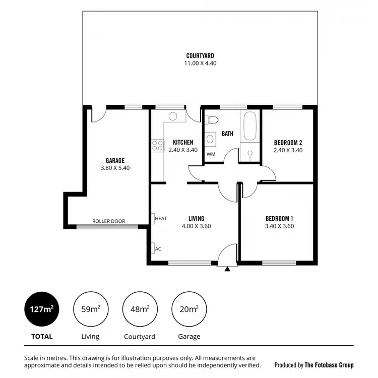 Floorplan of Homely unit listing, 5/90 Rowe Avenue, Northfield SA 5085