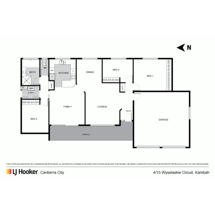 Floorplan of Homely townhouse listing, 4/15 Wyselaskie Circuit, Kambah ACT 2902
