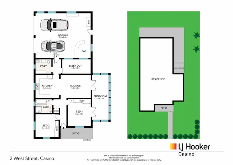 Floorplan of Homely house listing, 2 West St, Casino NSW 2470