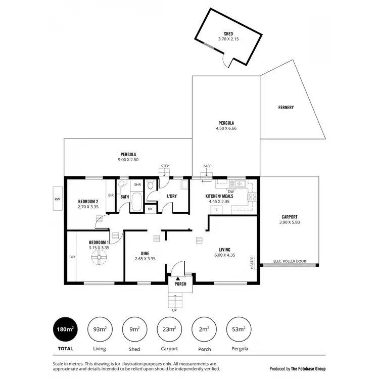 Floorplan of Homely house listing, 6 Naomi Avenue, Ingle Farm SA 5098