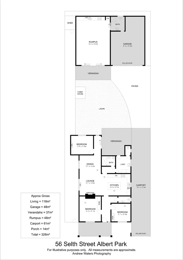 Floorplan of Homely house listing, 56 Selth Street, Albert Park SA 5014