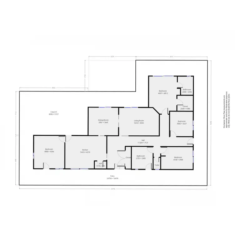 Floorplan of Homely rural property listing, 2773 Gloucester Road (Collins), Pemberton WA 6260