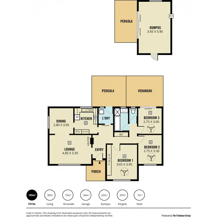 Floorplan of Homely house listing, 19 Sylvan Crescent, Surrey Downs SA 5126