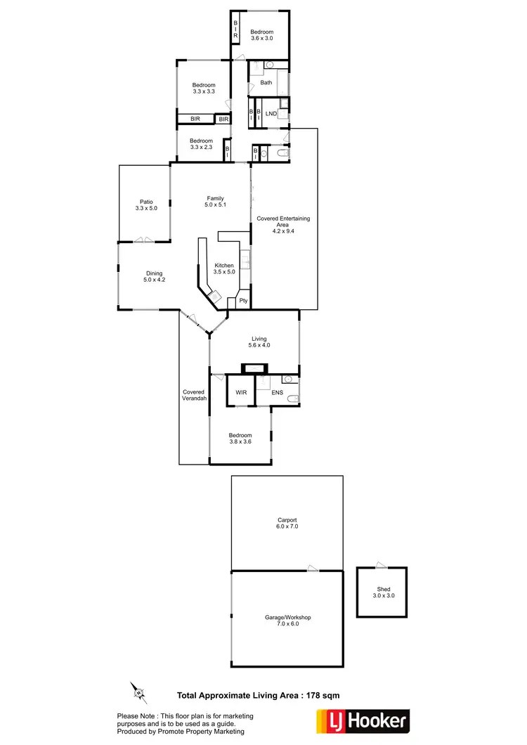 Floorplan of Homely house listing, 16 Myna Park Road, Old Beach TAS 7017