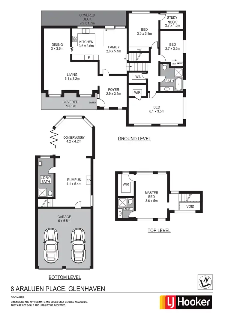 Floorplan of Homely house listing, 8 Araluen Place, Glenhaven NSW 2156
