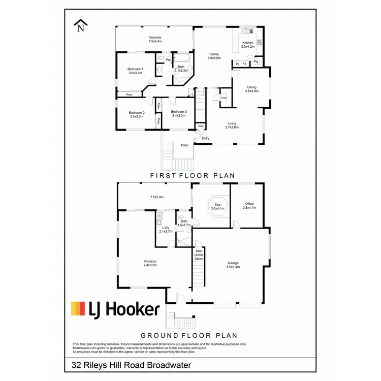Floorplan of Homely house listing, 32 Rileys Hill Road, Broadwater NSW 2472