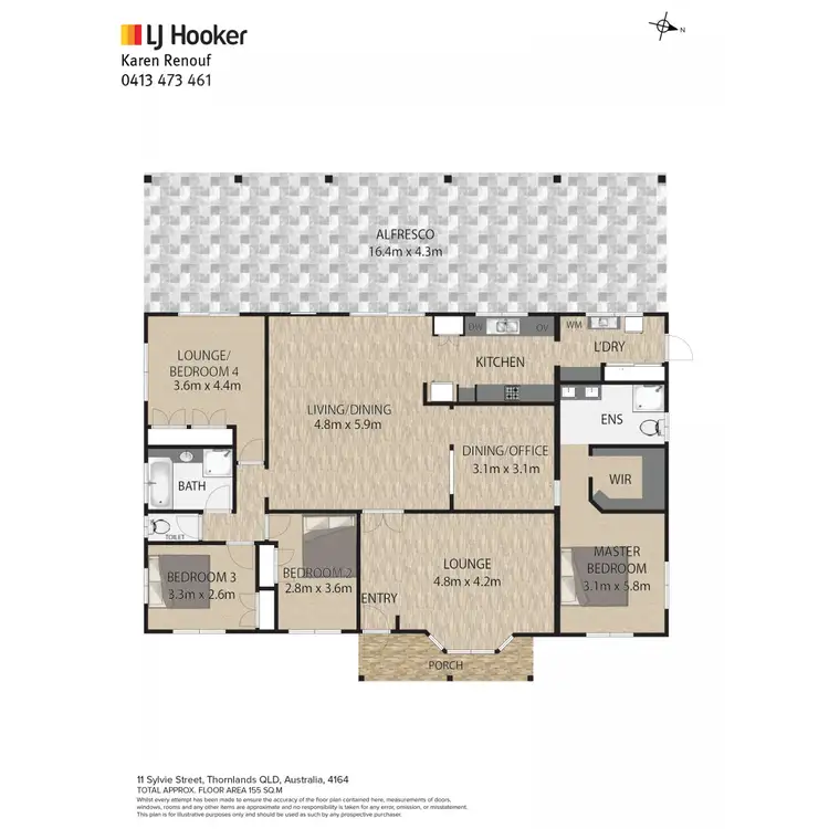 Floorplan of Homely house listing, 11 Sylvie Street, Thornlands QLD 4164