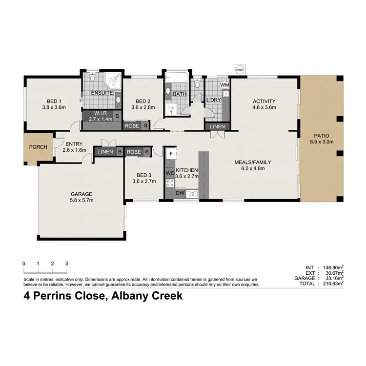 Floorplan of Homely house listing, 4 Perrins Close, Warner QLD 4500