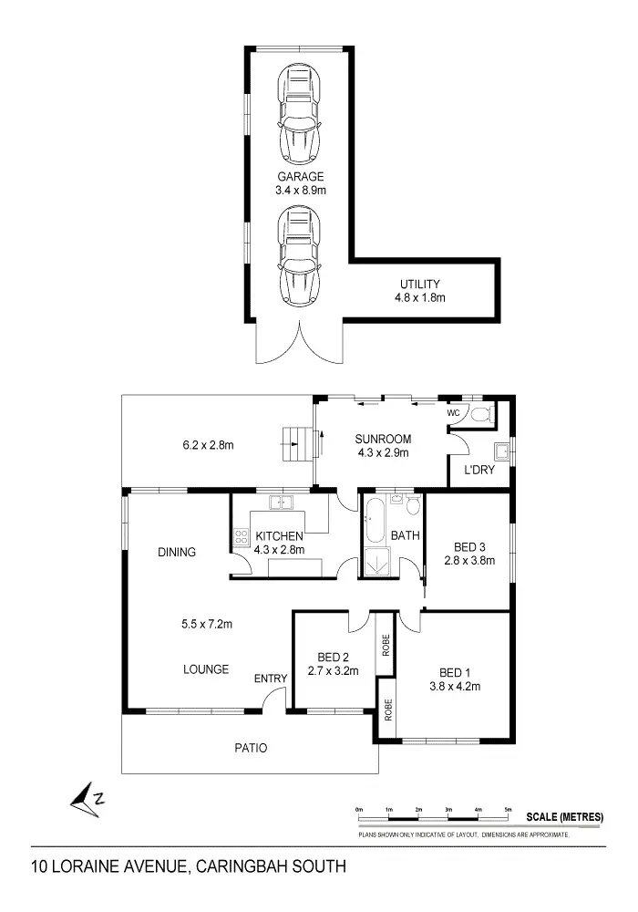 Floorplan of Homely house listing, 10 Loraine Avenue, Caringbah South NSW 2229
