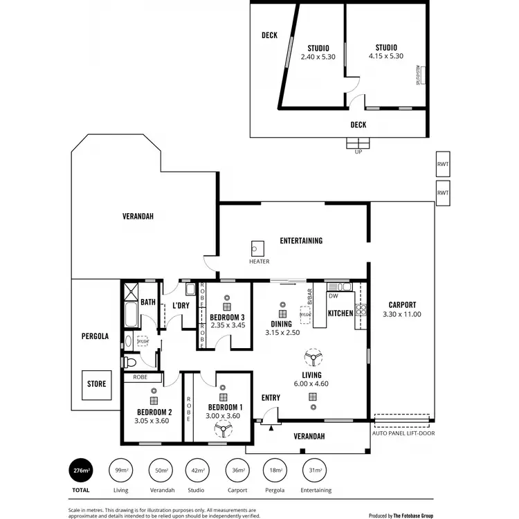 Floorplan of Homely house listing, 19 Amarillo Court, Wynn Vale SA 5127