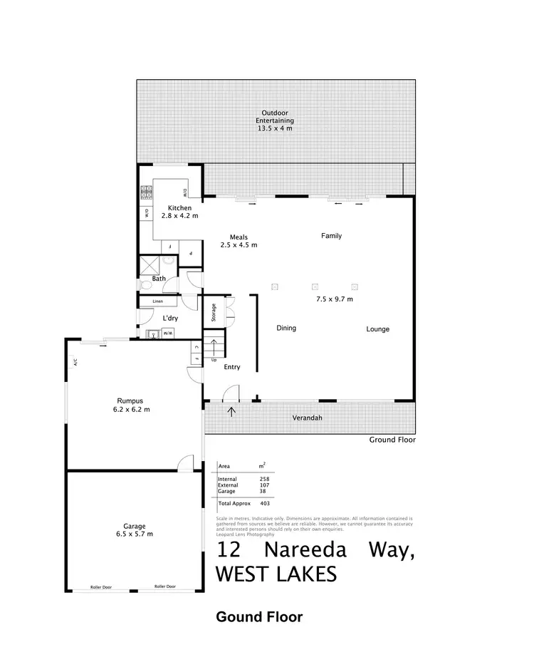 Floorplan of Homely house listing, 12 Nareeda Way, West Lakes SA 5021