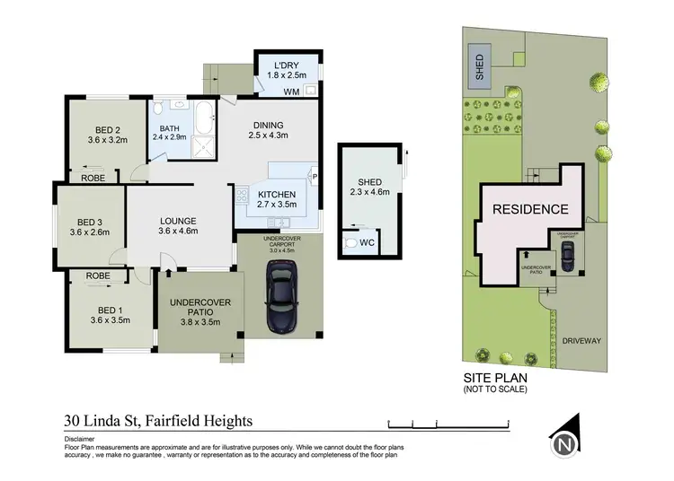 Floorplan of Homely house listing, 30 Linda Street, Fairfield Heights NSW 2165