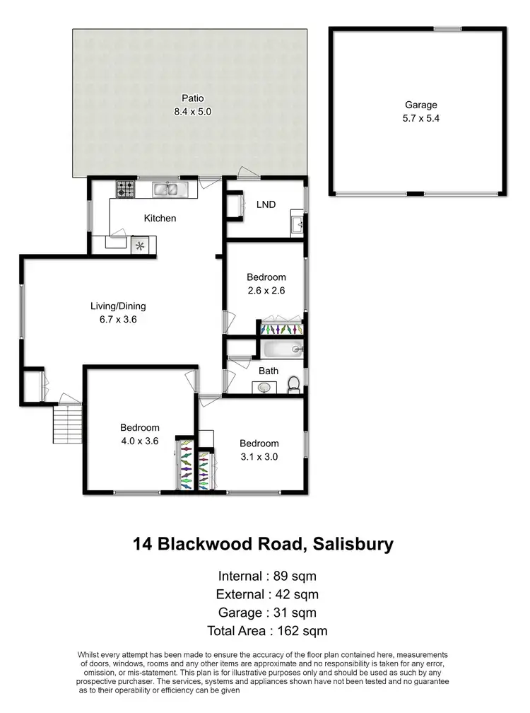 Floorplan of Homely house listing, 14 Blackwood Road, Salisbury QLD 4107