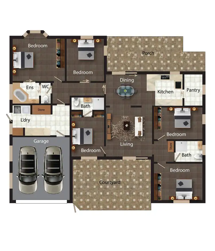 Floorplan of Homely house listing, 3 Phillip Avenue, Queanbeyan East NSW 2620