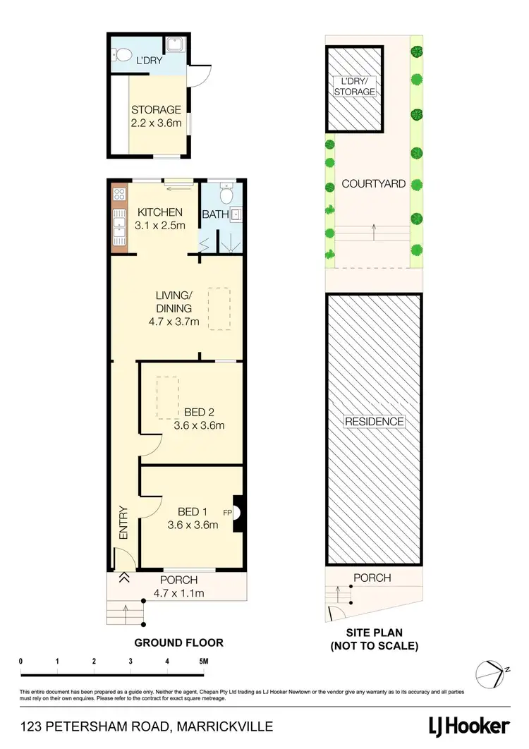 Floorplan of Homely house listing, 123 Petersham Road, Marrickville NSW 2204