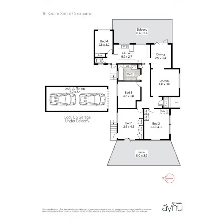 Floorplan of Homely house listing, 16 Sector Street, Coorparoo QLD 4151