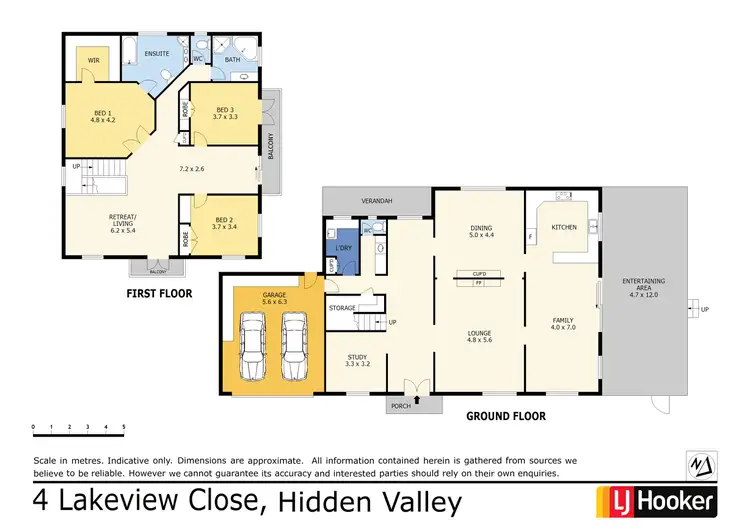 Floorplan of Homely house listing, 4 Lakeview Close, Hidden Valley VIC 3756