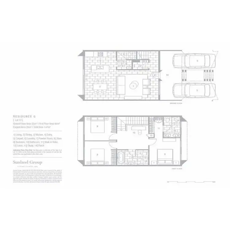 Floorplan of Homely townhouse listing, 15 Peninsula Drive, Robina QLD 4226