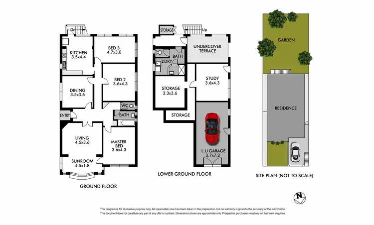 Floorplan of Homely house listing, 3 Weonga Road, Dover Heights NSW 2030