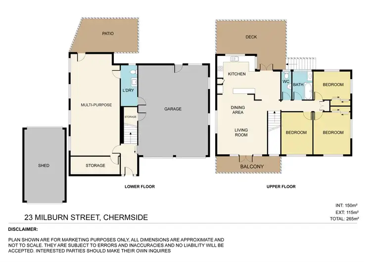Floorplan of Homely house listing, 23 Milburn Street, Chermside West QLD 4032