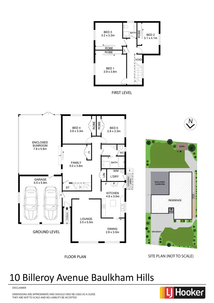 Floorplan of Homely house listing, 10 Billeroy Avenue, Baulkham Hills NSW 2153