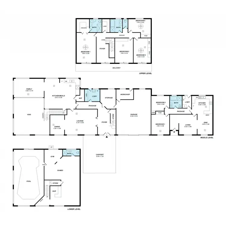 Floorplan of Homely house listing, 661 - 663 Greenhill Road, Burnside SA 5066