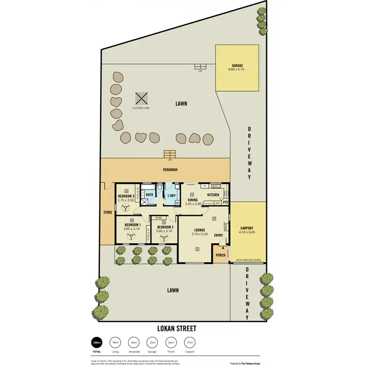 Floorplan of Homely house listing, 13 Lokan Street, Redwood Park SA 5097