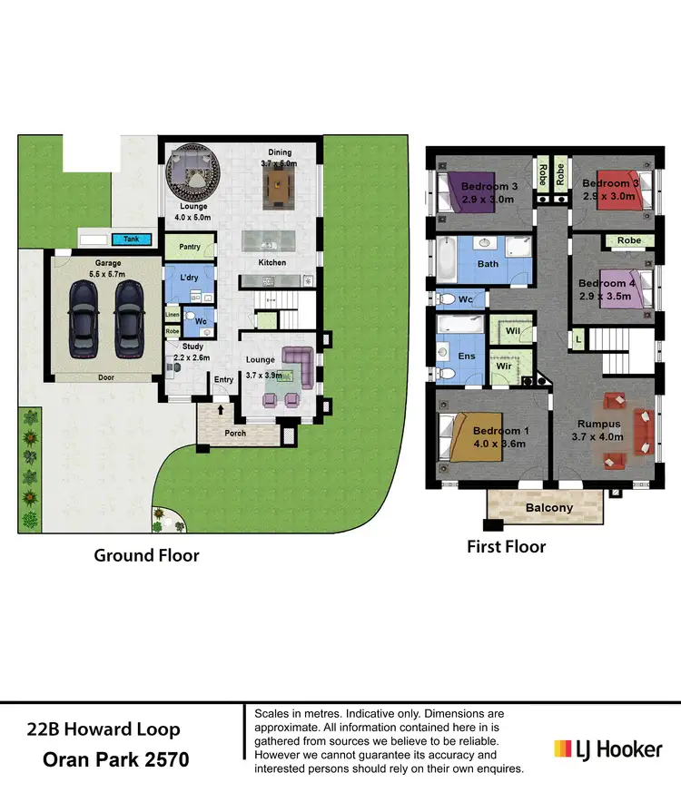 Floorplan of Homely house listing, 22B Howard Loop, Oran Park NSW 2570