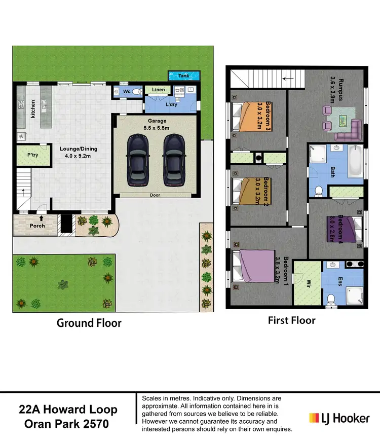Floorplan of Homely house listing, 22A Howard Loop, Oran Park NSW 2570