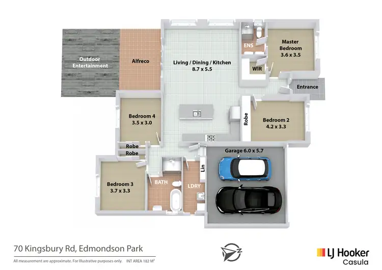 Floorplan of Homely house listing, 70 Kingsbury Road, Edmondson Park NSW 2174