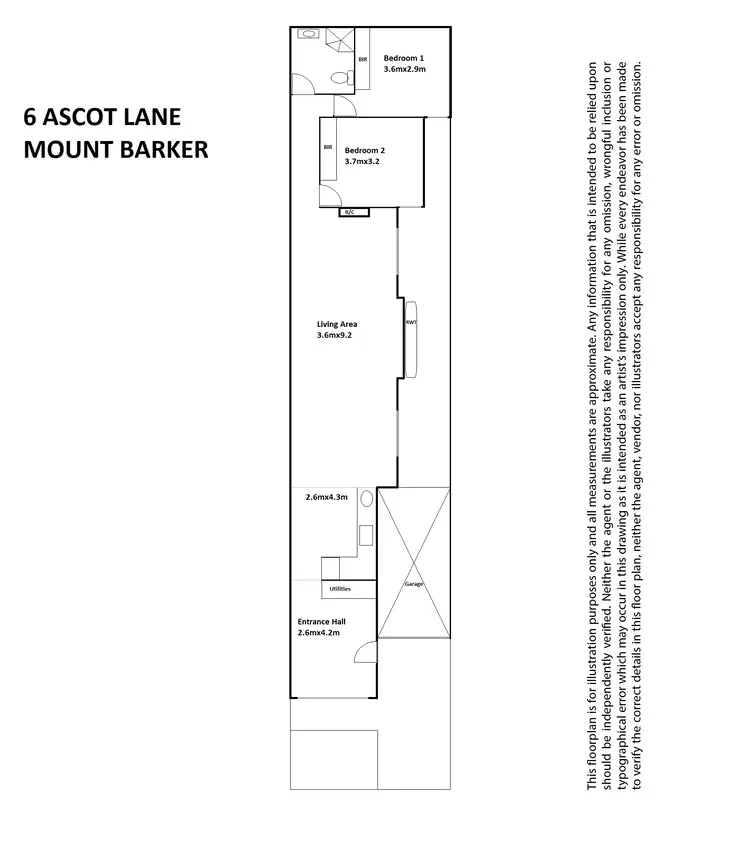 Floorplan of Homely house listing, 6 Ascot Lane, Mount Barker SA 5251