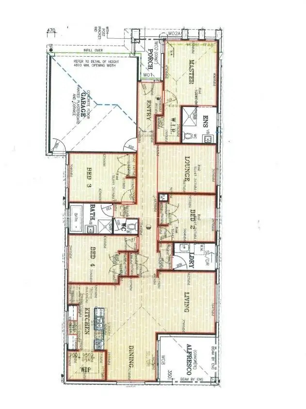 Floorplan of Homely house listing, 12 Ellen Way, Officer VIC 3809