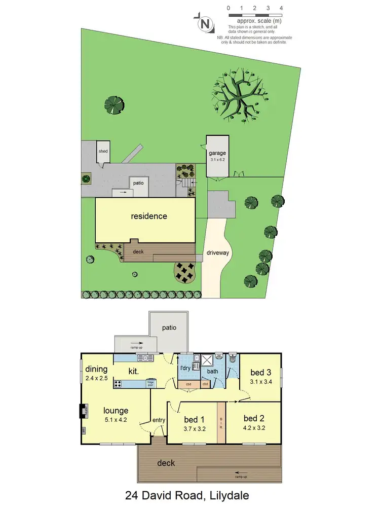 Floorplan of Homely house listing, 24 David Road, Lilydale VIC 3140
