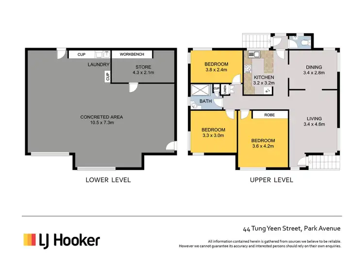 Floorplan of Homely house listing, 44 Tung Yeen Street, Park Avenue QLD 4701