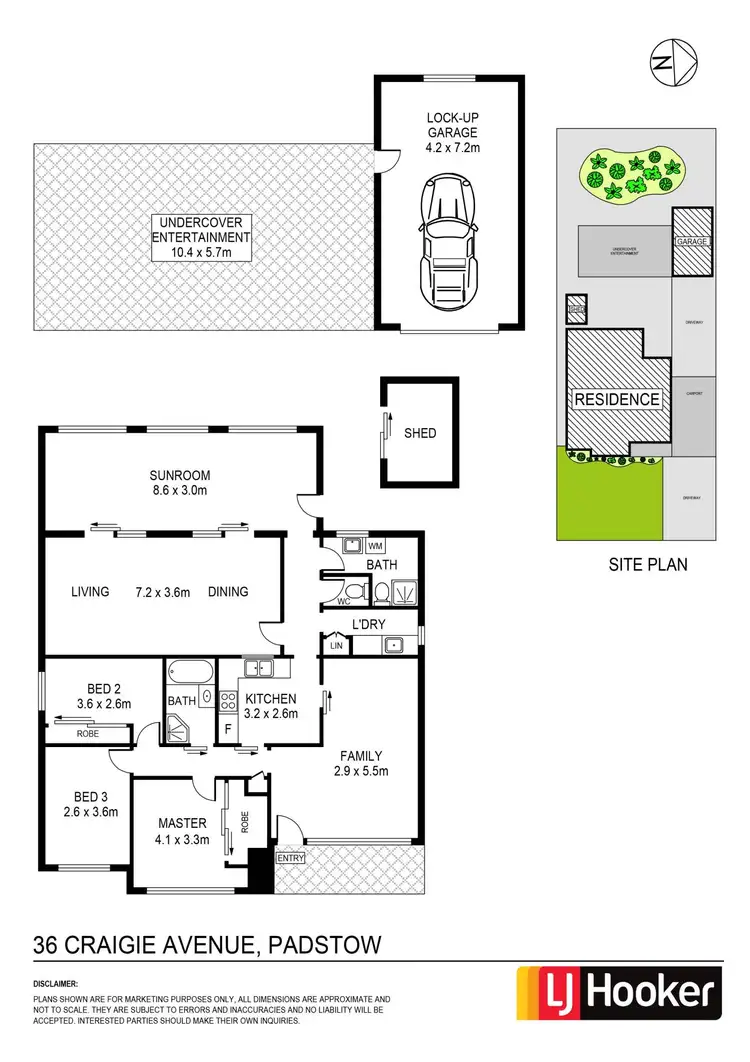Floorplan of Homely house listing, 36 Craigie Avenue, Padstow NSW 2211