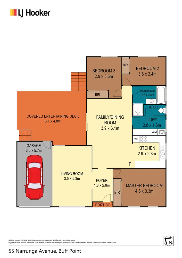 Floorplan of Homely house listing, 55 Narrunga Avenue, Buff Point NSW 2262
