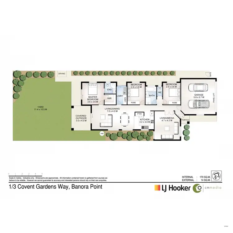 Floorplan of Homely house listing, 1/3 Covent Gardens Way, Banora Point NSW 2486