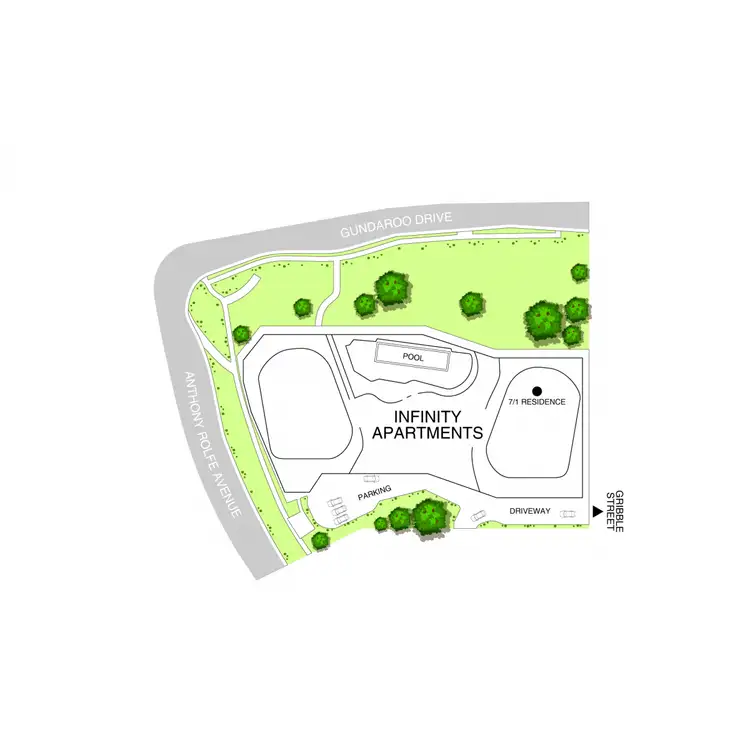 Floorplan of Homely apartment listing, 7/1 Anthony Rolfe Avenue, Gungahlin ACT 2912