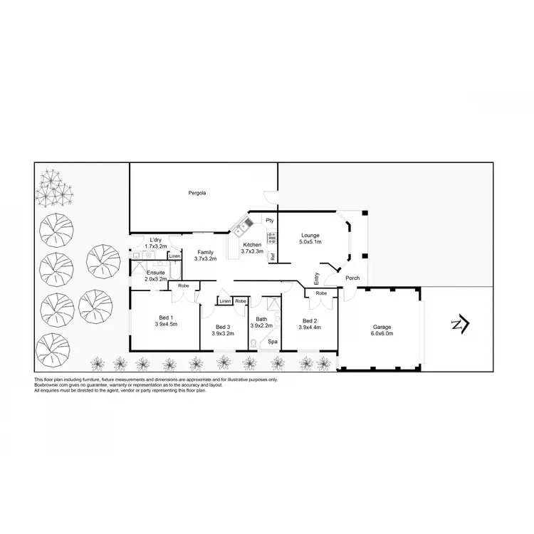 Floorplan of Homely house listing, 2 George Benjamin Court, Seabrook VIC 3028
