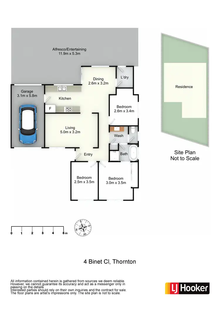 Floorplan of Homely house listing, 4 Binet Close, Thornton NSW 2322