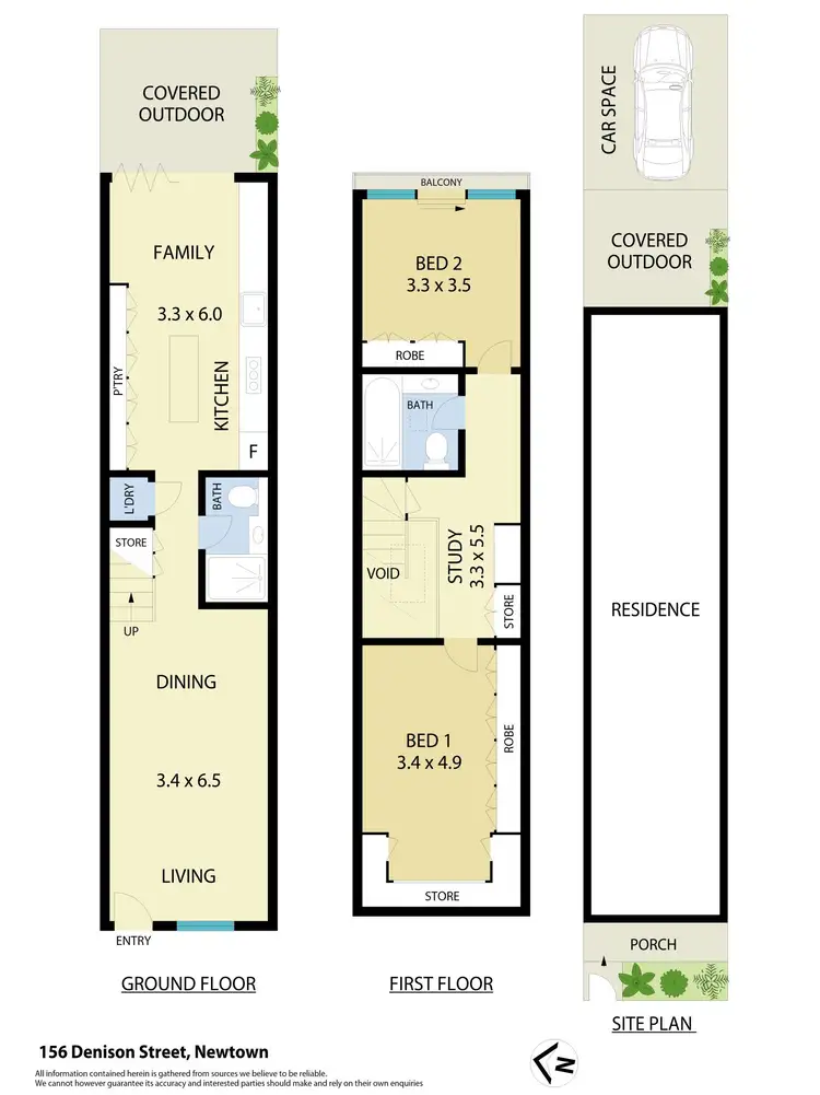 Floorplan of Homely house listing, 156 Denison Street, Newtown NSW 2042