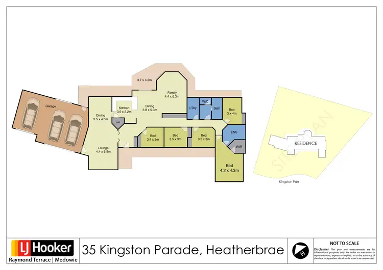 Floorplan of Homely house listing, 35 Kingston Parade, Heatherbrae NSW 2324