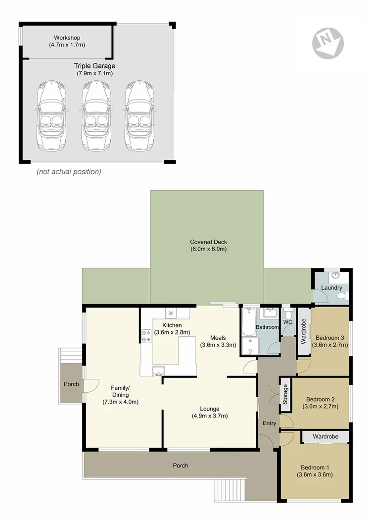Floorplan of Homely house listing, 7 Hillside Parade, Mount Colah NSW 2079