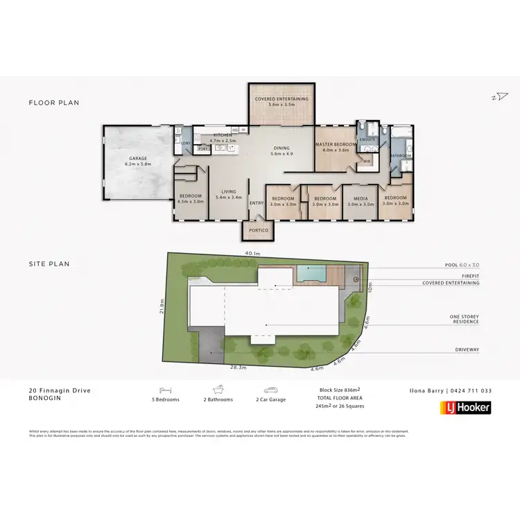 Floorplan of Homely house listing, 20 Finnagin Drive, Bonogin QLD 4213