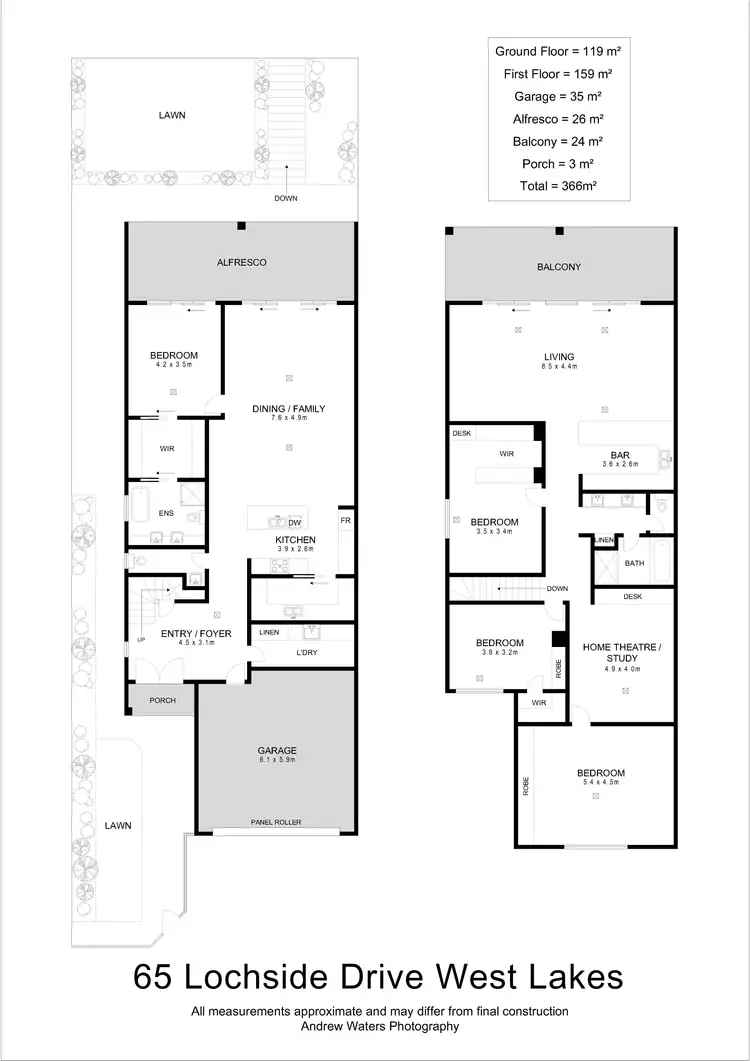 Floorplan of Homely house listing, 65 Lochside Drive, West Lakes SA 5021