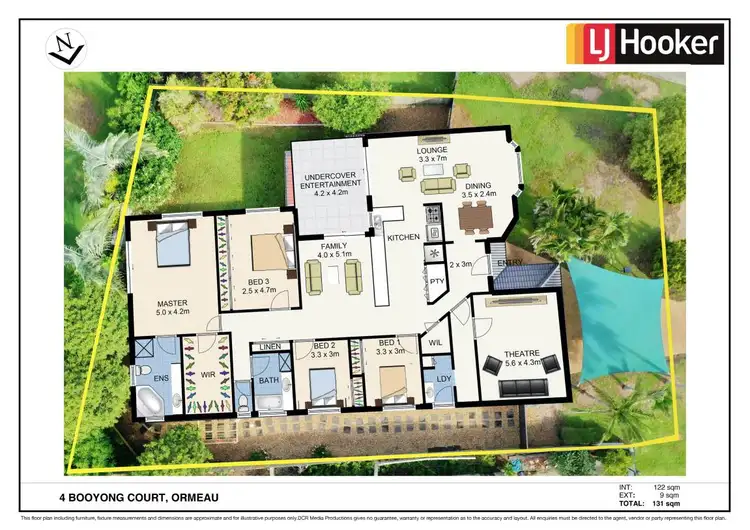 Floorplan of Homely house listing, 4 Booyong Court, Ormeau QLD 4208
