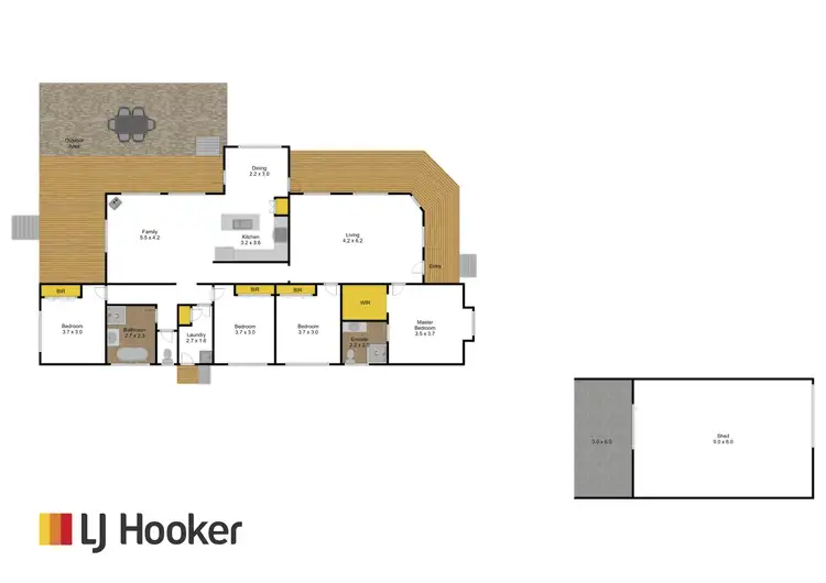 Floorplan of Homely house listing, 115 Widows Lane, Traralgon East VIC 3844