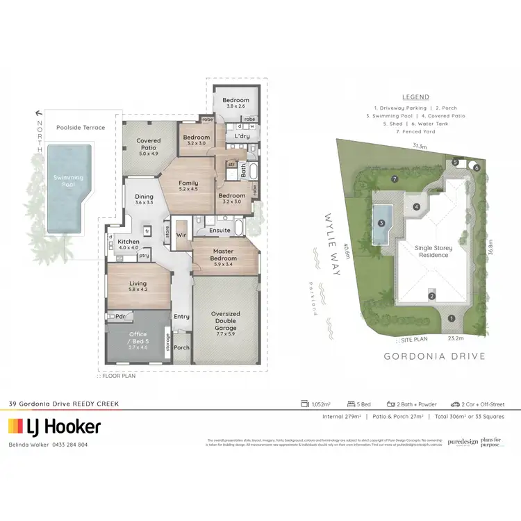 Floorplan of Homely house listing, 39 Gordonia Drive, Reedy Creek QLD 4227