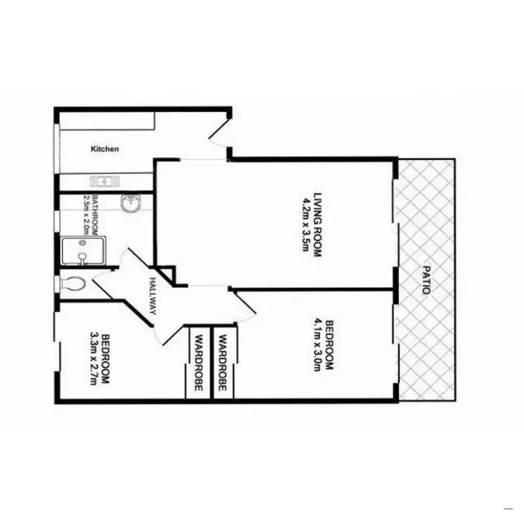 Floorplan of Homely unit listing, 25/1374 Gold Coast Highway, Palm Beach QLD 4221