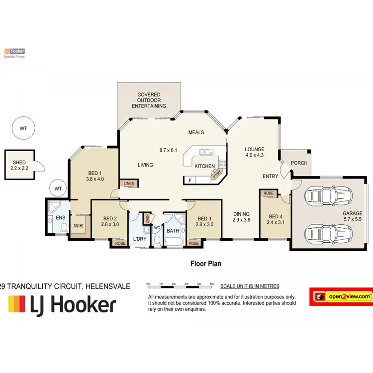 Floorplan of Homely house listing, 29 Tranquility Circuit, Helensvale QLD 4212